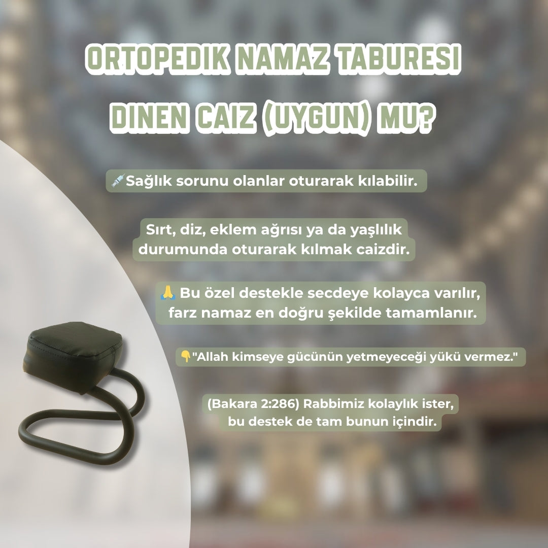 ŞifaSecde Ortopedik Secde Desteği