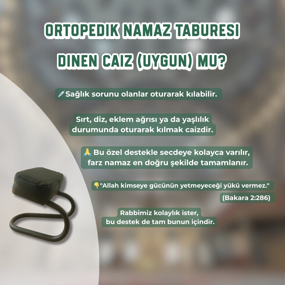 ŞifaSecde Ortopedik Secde Desteği