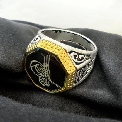 Fatih Sultan Mehmet Tuğralı Özel Tasarım Yüzük